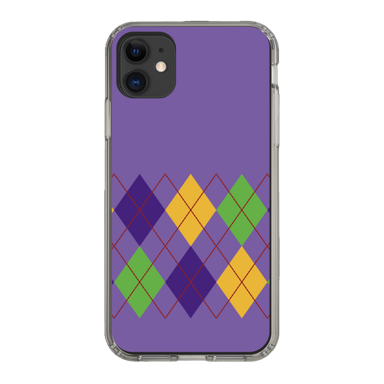 スリムプロテクションケース［ Nordic Argyle - Purple ］