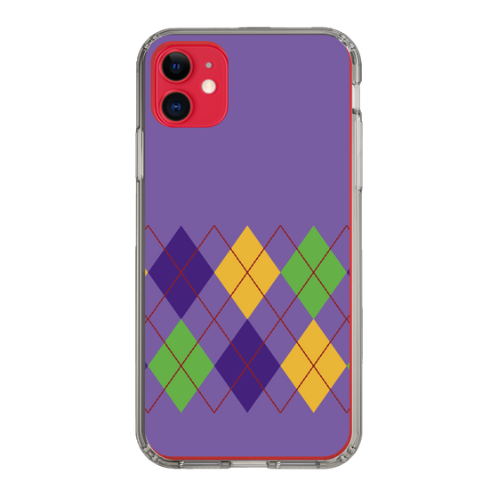 スリムプロテクションケース［ Nordic Argyle - Purple ］