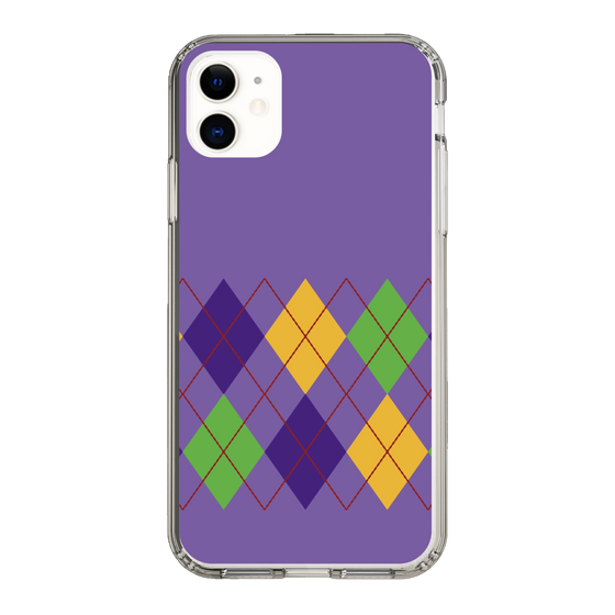 スリムプロテクションケース［ Nordic Argyle - Purple ］