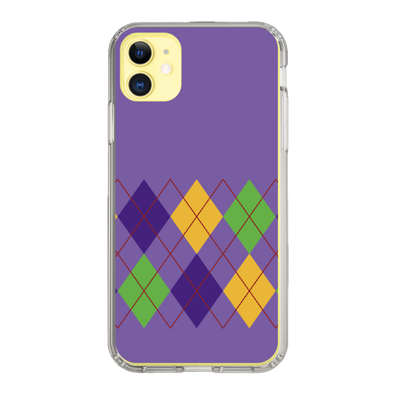 スリムプロテクションケース［ Nordic Argyle - Purple ］