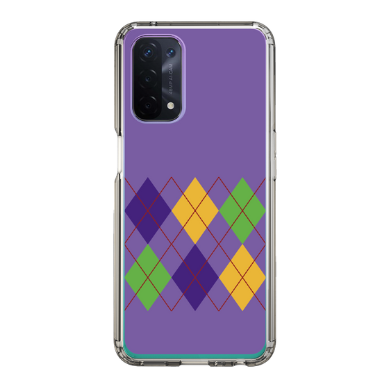 スリムプロテクションケース［ Nordic Argyle - Purple ］