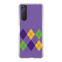 スリムプロテクションケース［ Nordic Argyle - Purple ］