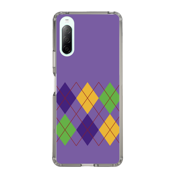 スリムプロテクションケース［ Nordic Argyle - Purple ］