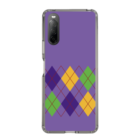 スリムプロテクションケース［ Nordic Argyle - Purple ］