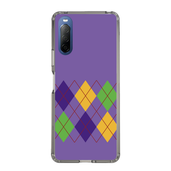 スリムプロテクションケース［ Nordic Argyle - Purple ］