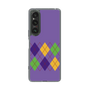 スリムプロテクションケース［ Nordic Argyle - Purple ］