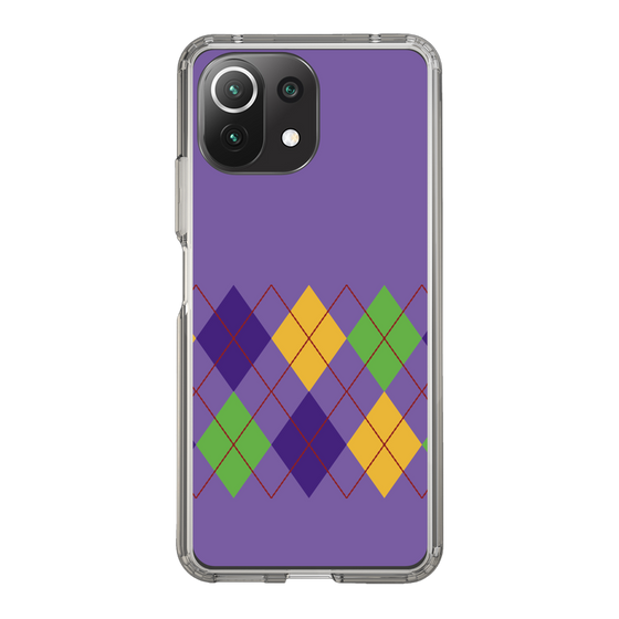 スリムプロテクションケース［ Nordic Argyle - Purple ］