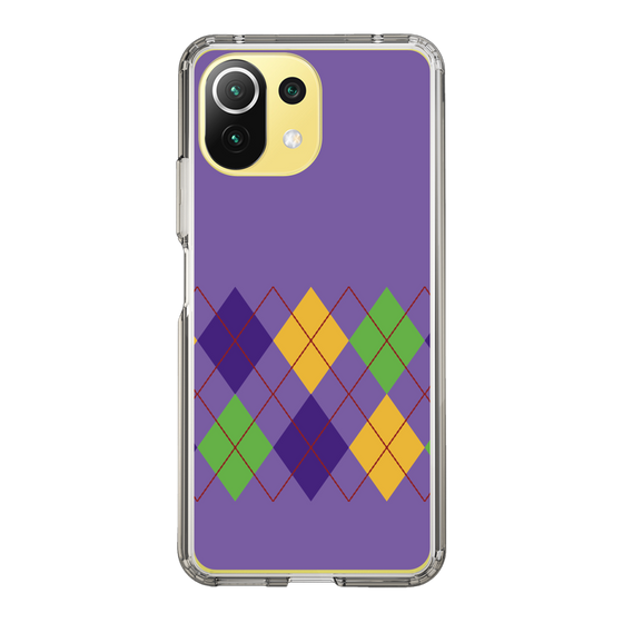 スリムプロテクションケース［ Nordic Argyle - Purple ］