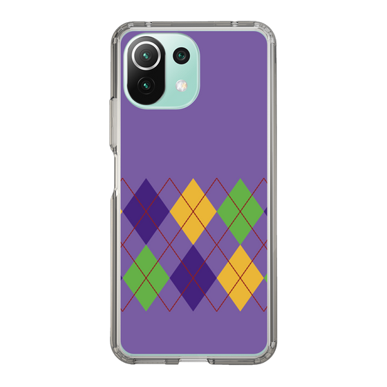 スリムプロテクションケース［ Nordic Argyle - Purple ］