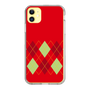 スリムプロテクションケース［ Nordic Argyle - Red ］