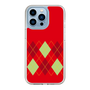 スリムプロテクションケース［ Nordic Argyle - Red ］
