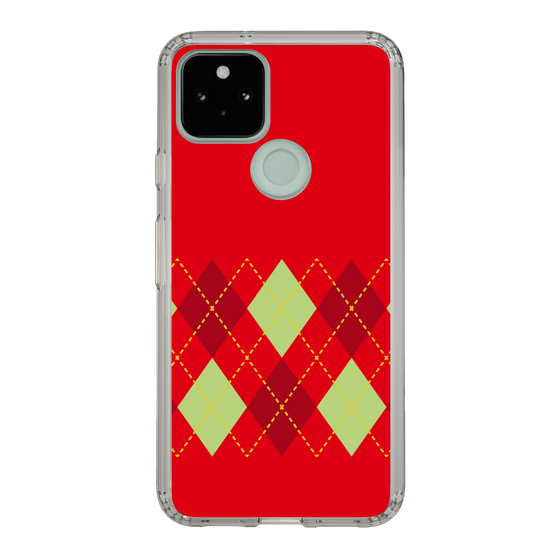 スリムプロテクションケース［ Nordic Argyle - Red ］