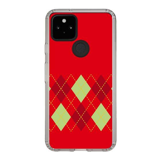 スリムプロテクションケース［ Nordic Argyle - Red ］