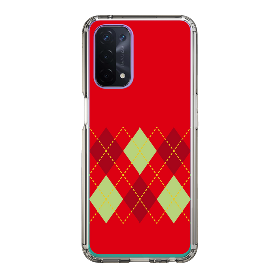 スリムプロテクションケース［ Nordic Argyle - Red ］