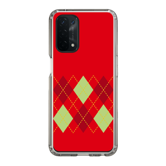 スリムプロテクションケース［ Nordic Argyle - Red ］