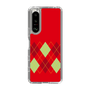 スリムプロテクションケース［ Nordic Argyle - Red ］