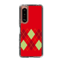 スリムプロテクションケース［ Nordic Argyle - Red ］
