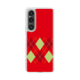 スリムプロテクションケース［ Nordic Argyle - Red ］