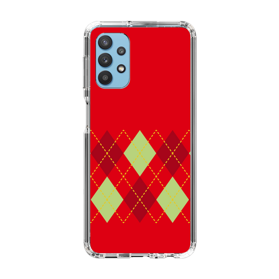 スリムプロテクションケース［ Nordic Argyle - Red ］