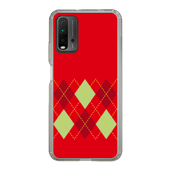 スリムプロテクションケース［ Nordic Argyle - Red ］