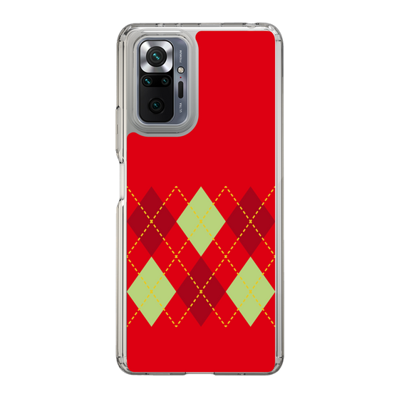 スリムプロテクションケース［ Nordic Argyle - Red ］