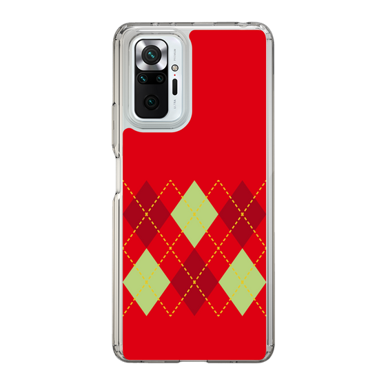 スリムプロテクションケース［ Nordic Argyle - Red ］