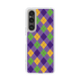 スリムプロテクションケース［ Argyle - Purple ］