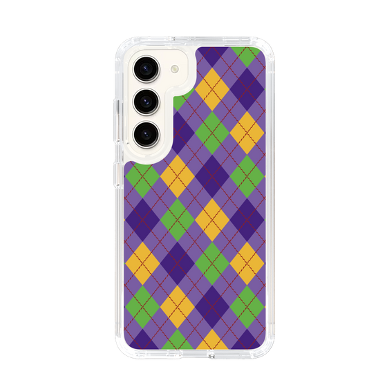 スリムプロテクションケース［ Argyle - Purple ］