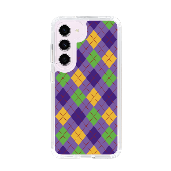 スリムプロテクションケース［ Argyle - Purple ］