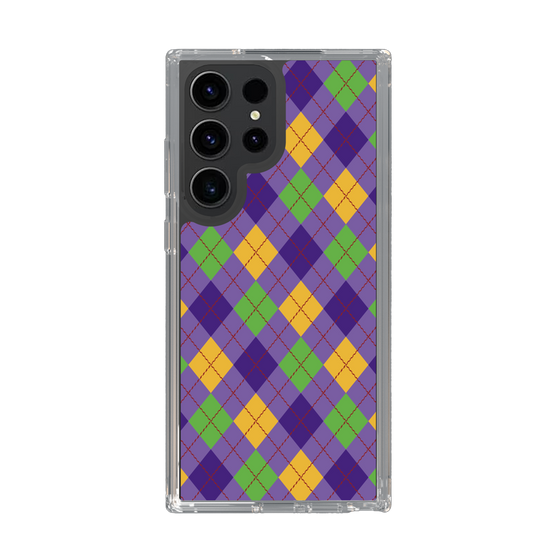 スリムプロテクションケース［ Argyle - Purple ］