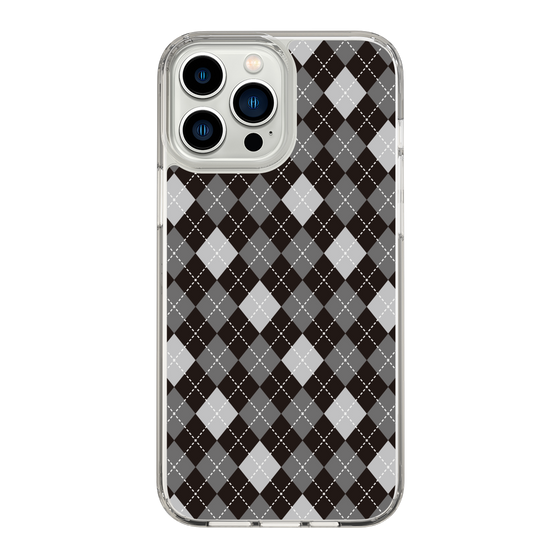 スリムプロテクションケース［ Argyle - Black ］