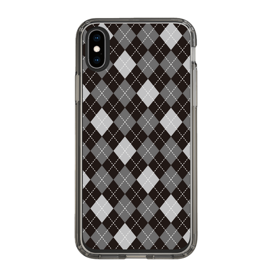 スリムプロテクションケース［ Argyle - Black ］