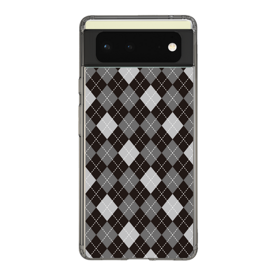 スリムプロテクションケース［ Argyle - Black ］