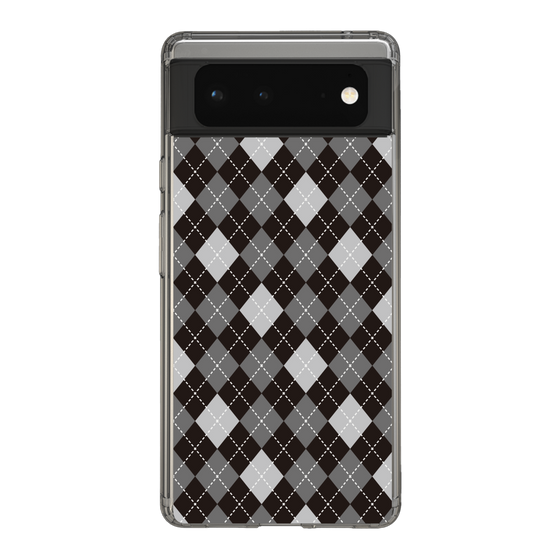 スリムプロテクションケース［ Argyle - Black ］