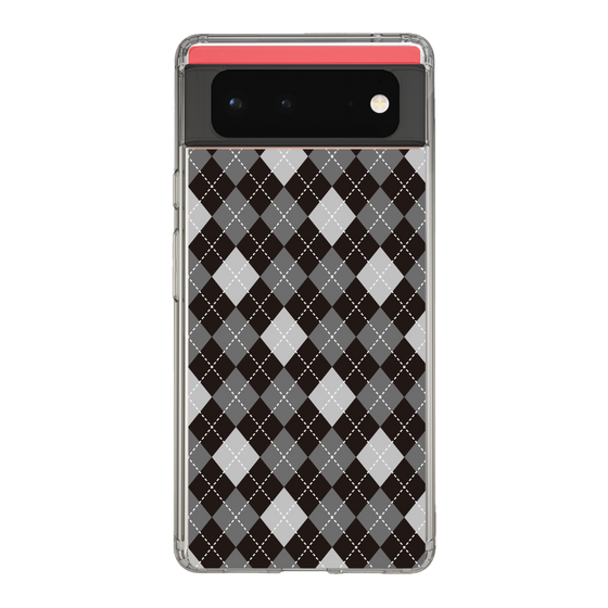 スリムプロテクションケース［ Argyle - Black ］