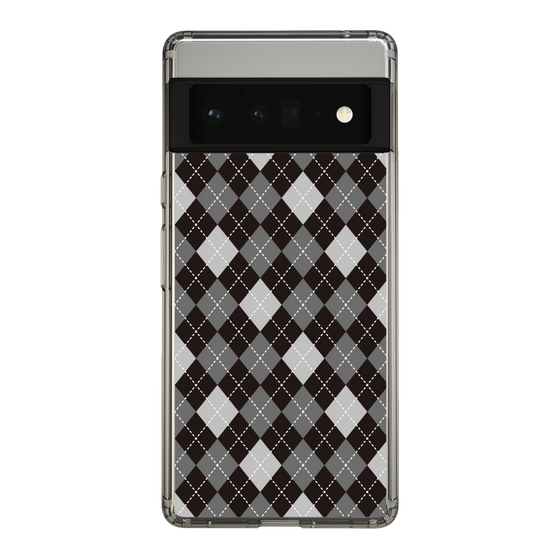 スリムプロテクションケース［ Argyle - Black ］