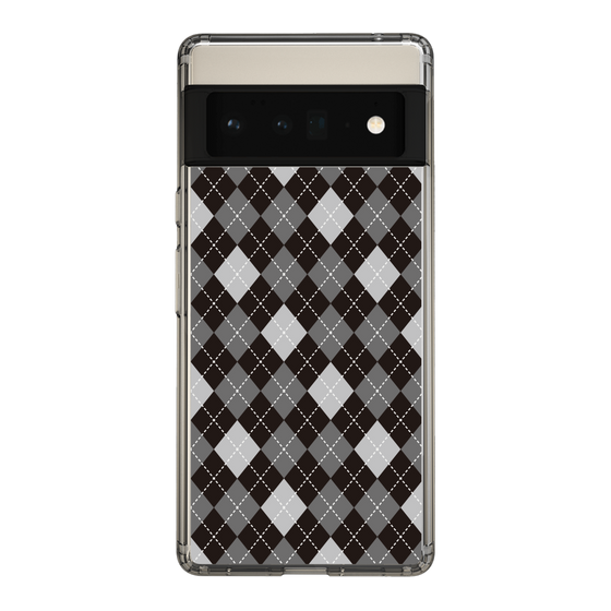 スリムプロテクションケース［ Argyle - Black ］