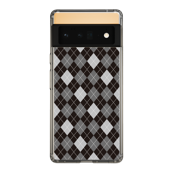 スリムプロテクションケース［ Argyle - Black ］
