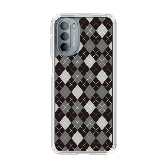 スリムプロテクションケース［ Argyle - Black ］
