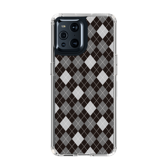 スリムプロテクションケース［ Argyle - Black ］
