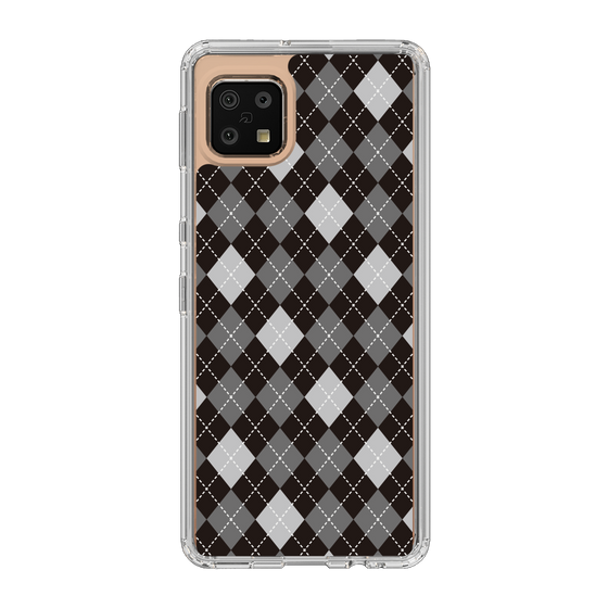 スリムプロテクションケース［ Argyle - Black ］