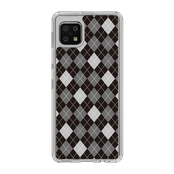 スリムプロテクションケース［ Argyle - Black ］