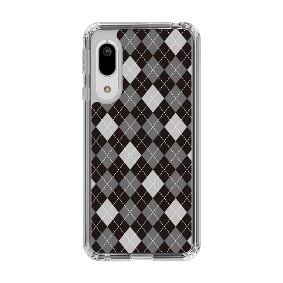 スリムプロテクションケース［ Argyle - Black ］
