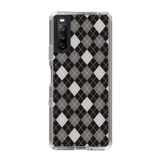 スリムプロテクションケース［ Argyle - Black ］