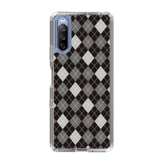 スリムプロテクションケース［ Argyle - Black ］