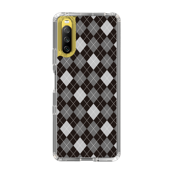 スリムプロテクションケース［ Argyle - Black ］