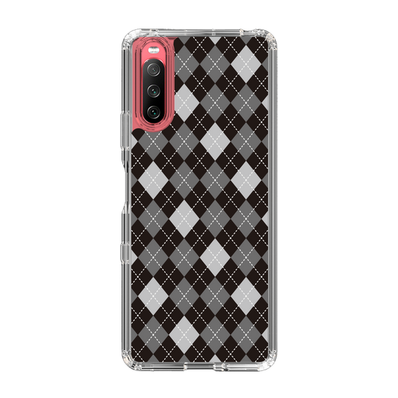 スリムプロテクションケース［ Argyle - Black ］