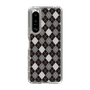 スリムプロテクションケース［ Argyle - Black ］