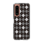 スリムプロテクションケース［ Argyle - Black ］
