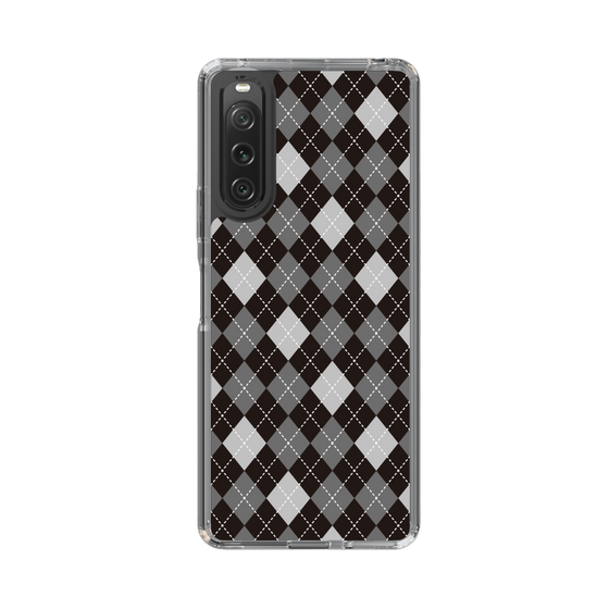 スリムプロテクションケース［ Argyle - Black ］
